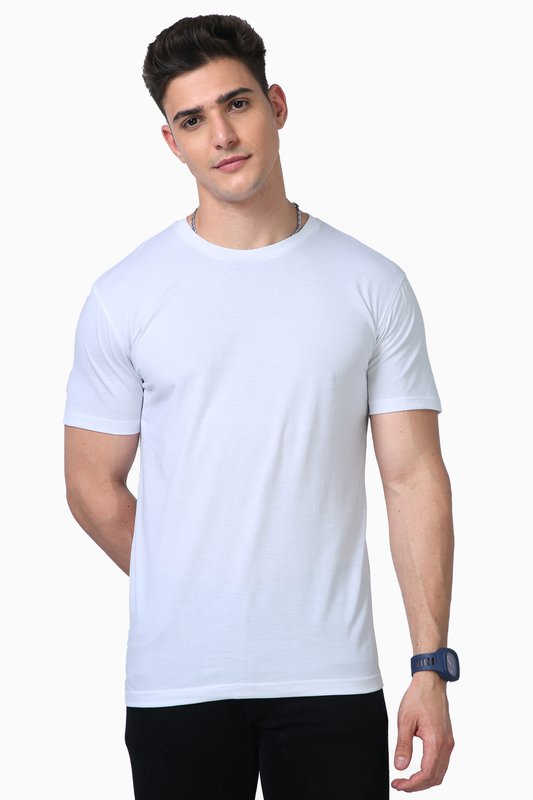 Mens Round Neck Solid color tshirt - Accents and Apparels