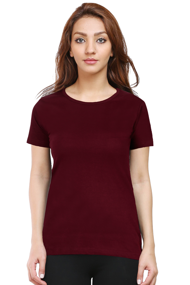 Womens Solid Colour Tshirt - Accents and Apparels