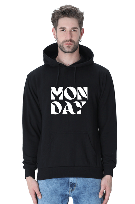 Mens Hooded Sweatshirt(Monday Design) - Accents and Apparels