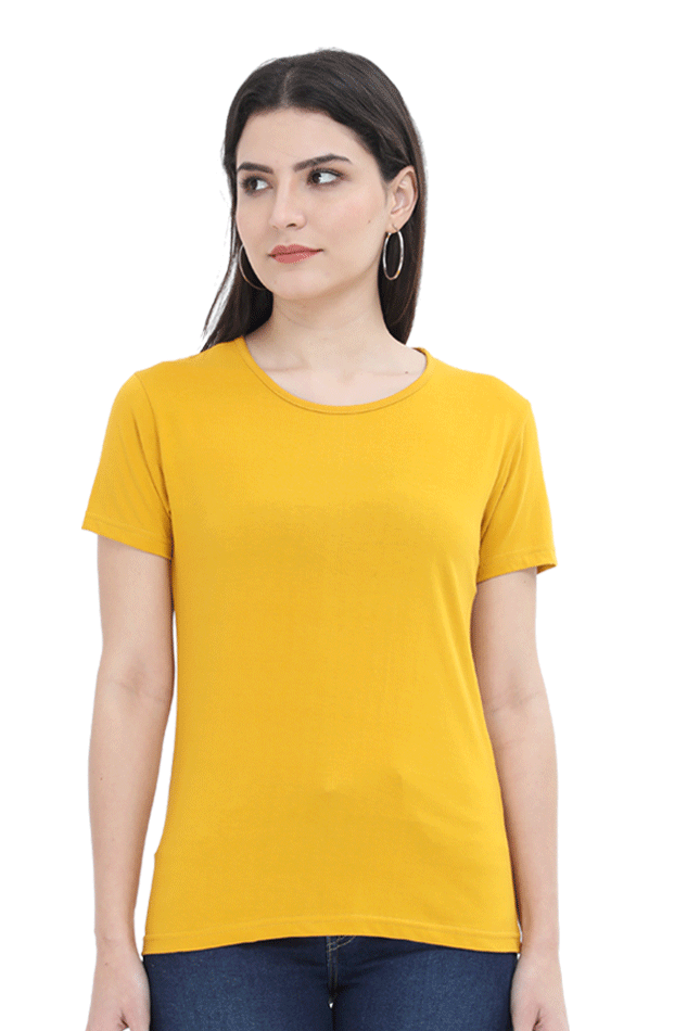 Womens Solid Colour Tshirt - Accents and Apparels