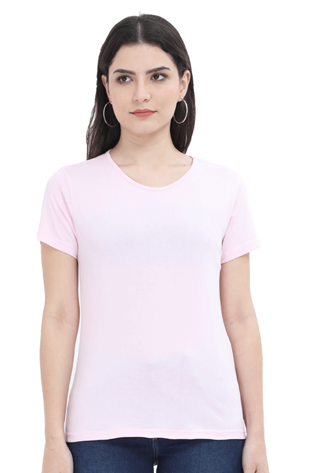 Womens Solid Colour Tshirt - Accents and Apparels