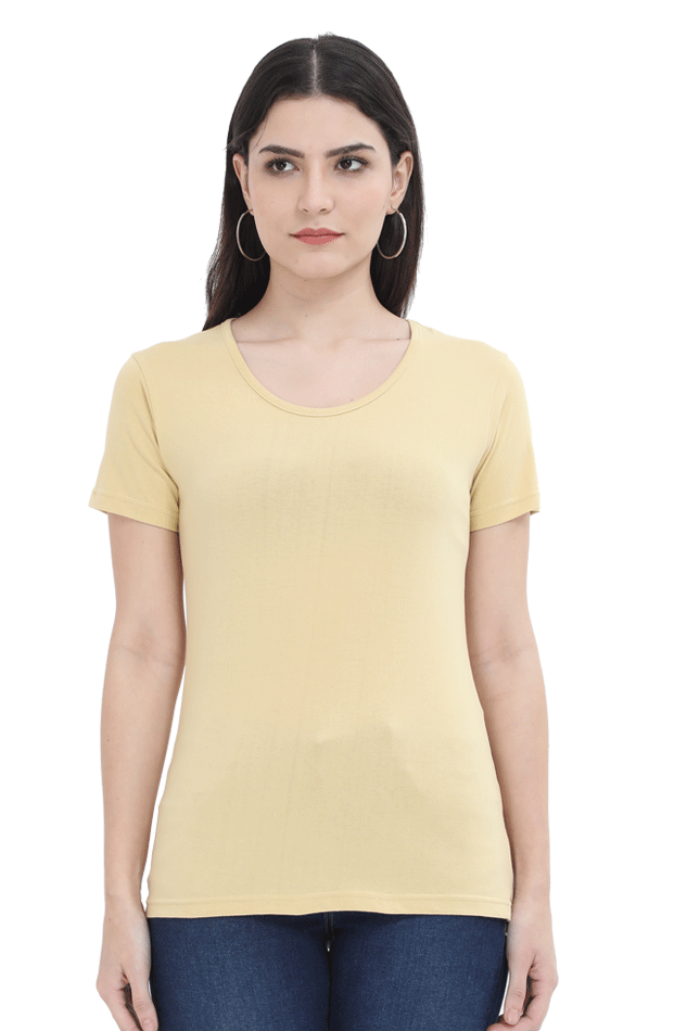 Womens Solid Colour Tshirt - Accents and Apparels