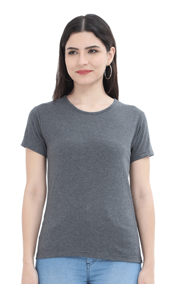 Womens Solid Colour Tshirt - Accents and Apparels