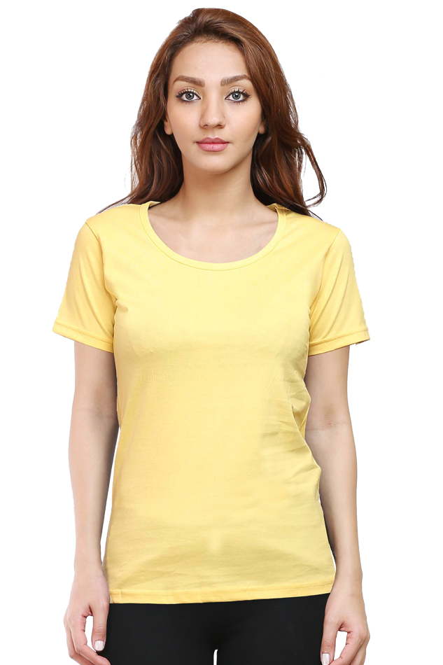 Womens Solid Colour Tshirt - Accents and Apparels