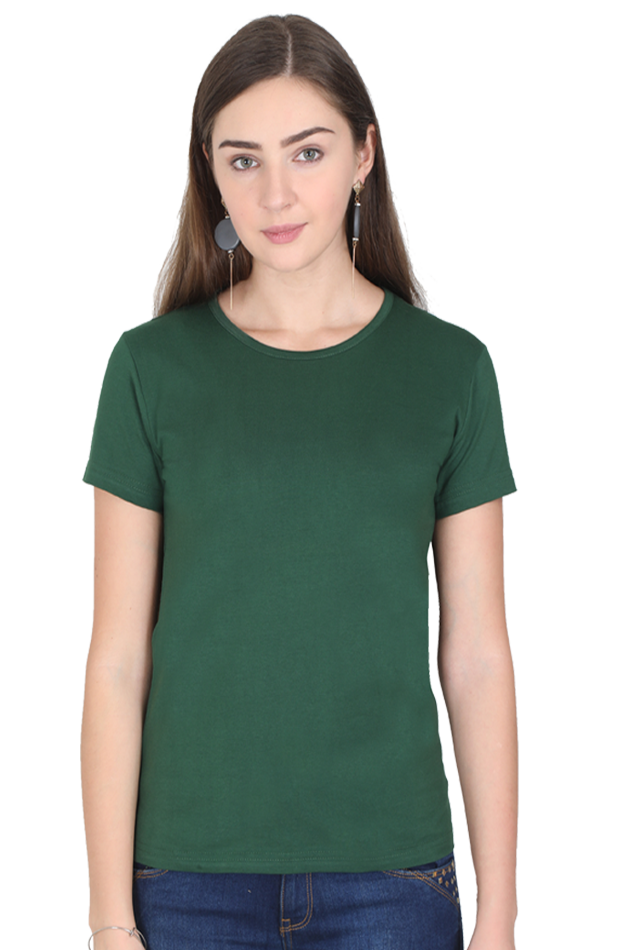 Womens Solid Colour Tshirt - Accents and Apparels